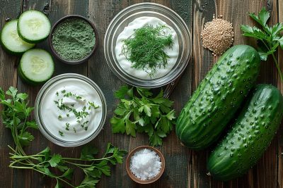 Comment alléger votre salade de concombres à la crème pour un repas frais et sain