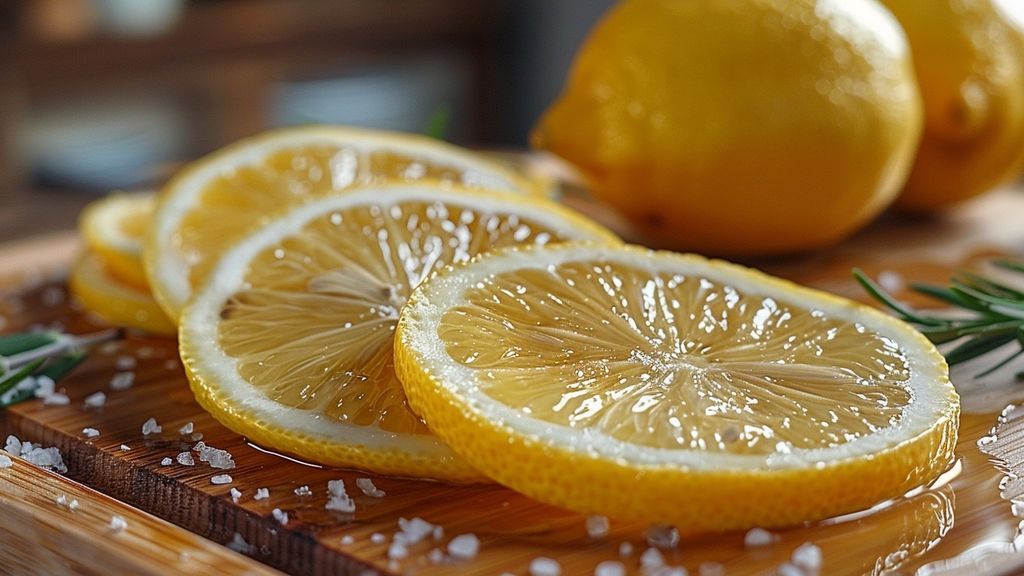 Un demi-citron pour une fraîcheur durable